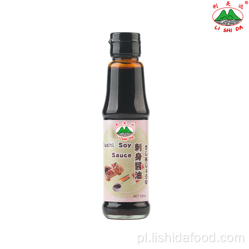 150 ml szklanej butelki sosu sojowego sushi